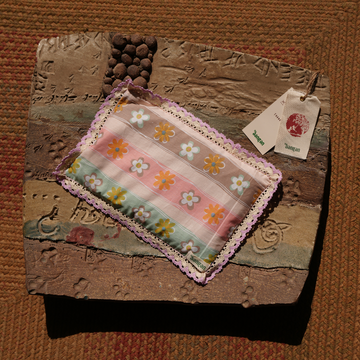 Mustard Seed Pillow – Multi-Colour Flower Print