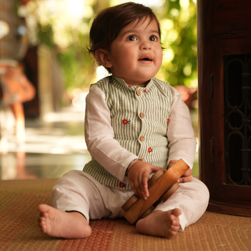 Harit Pushp Bandi Set (0-12 months)