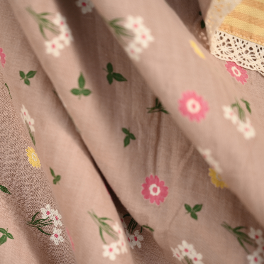 Dohar – Beige Flower Print