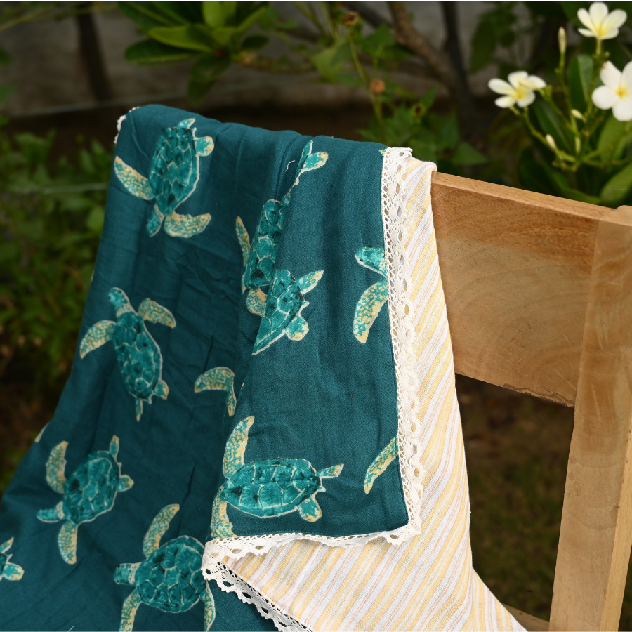 Dohar – Green Tortoise Print