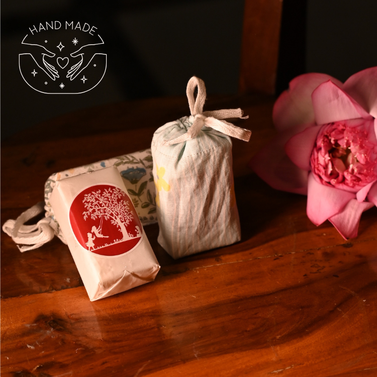 Nalpamaradi Handmade Baby Soap – Ayurvedic Brightening with Lavender & Jasmine (75 gms)