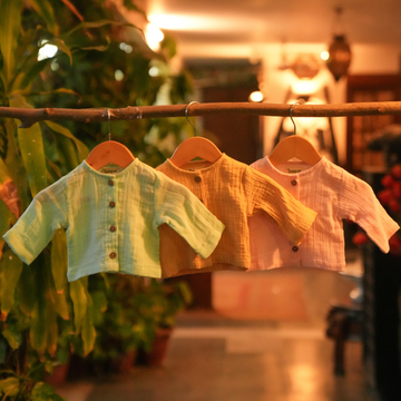 The Ultimate Newborn Essentials – Pack of 3 (Mustard, Green & Pink)