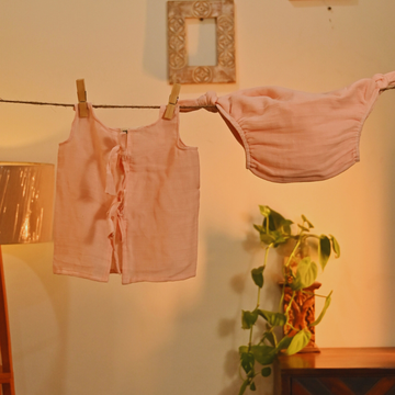 Gulaab Jhabla Set - 100% Cotton