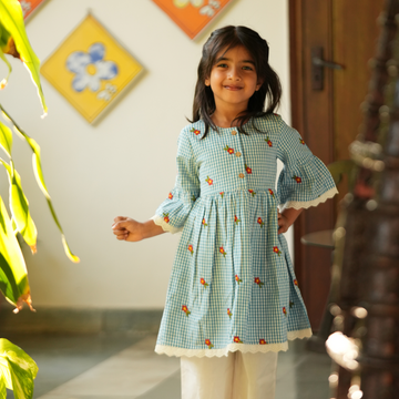 Neelkamal Kurta Set for Girls