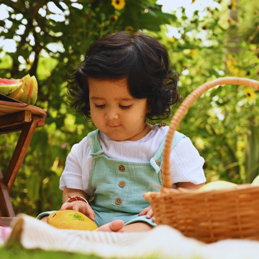 Green Dungaree Set - Superior Bamboo Cotton