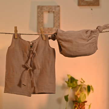 Chiku Jhabla Set - 100% Cotton