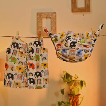 Gajraj Jhabla Set - 100% Cotton