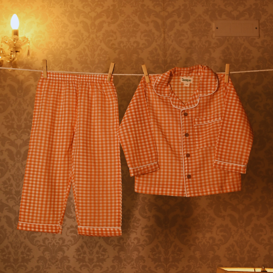 Narangi Sapne – 100% Cotton Night Suit