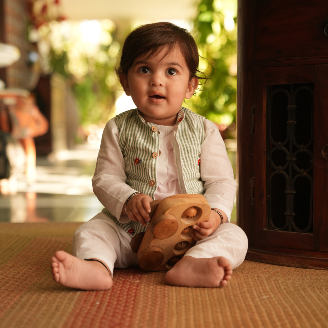 Harit Pushp Bandi Set (0-12 months)