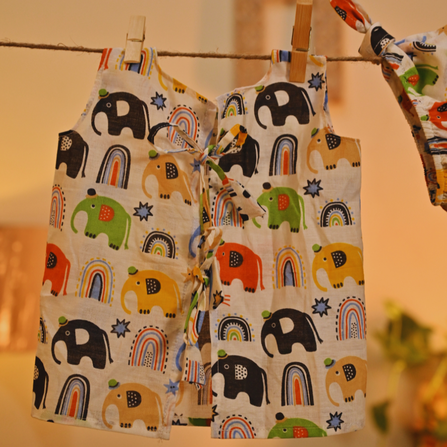 Gajraj Jhabla Set - 100% Cotton