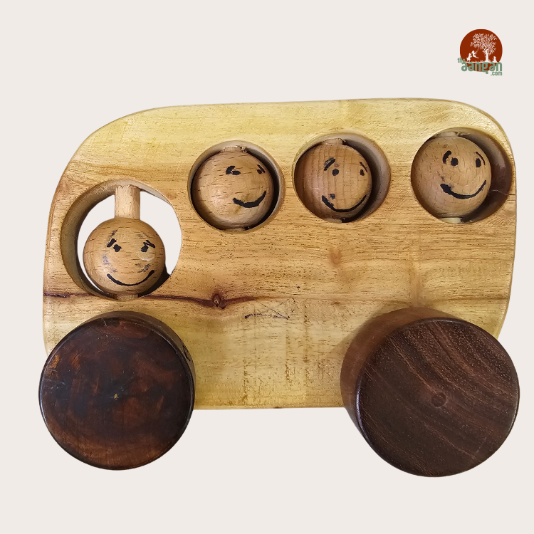 Eco-Friendly Wooden Baby Car Toy for Babies - Sturdy & Safe