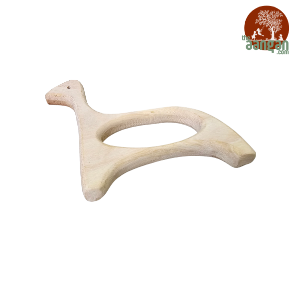 Neem Wood Teether Set: Rabbit, Giraffe & Dumble Shapes