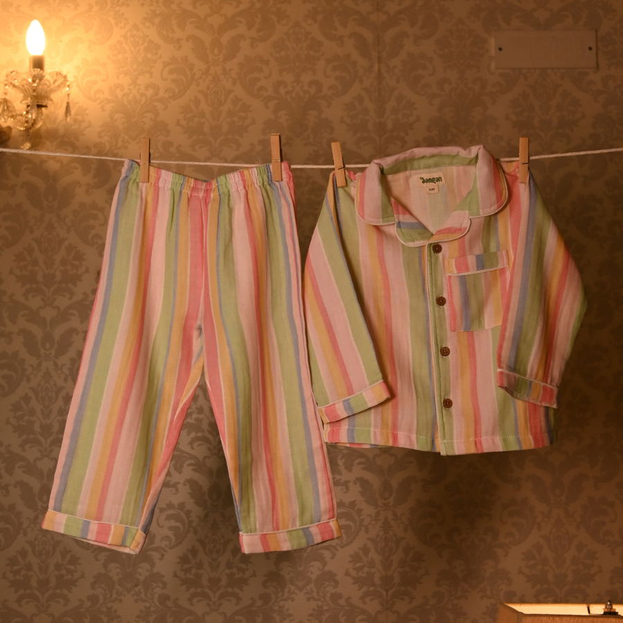 Satrangi Kahaniya - 100% Cotton Night Suit