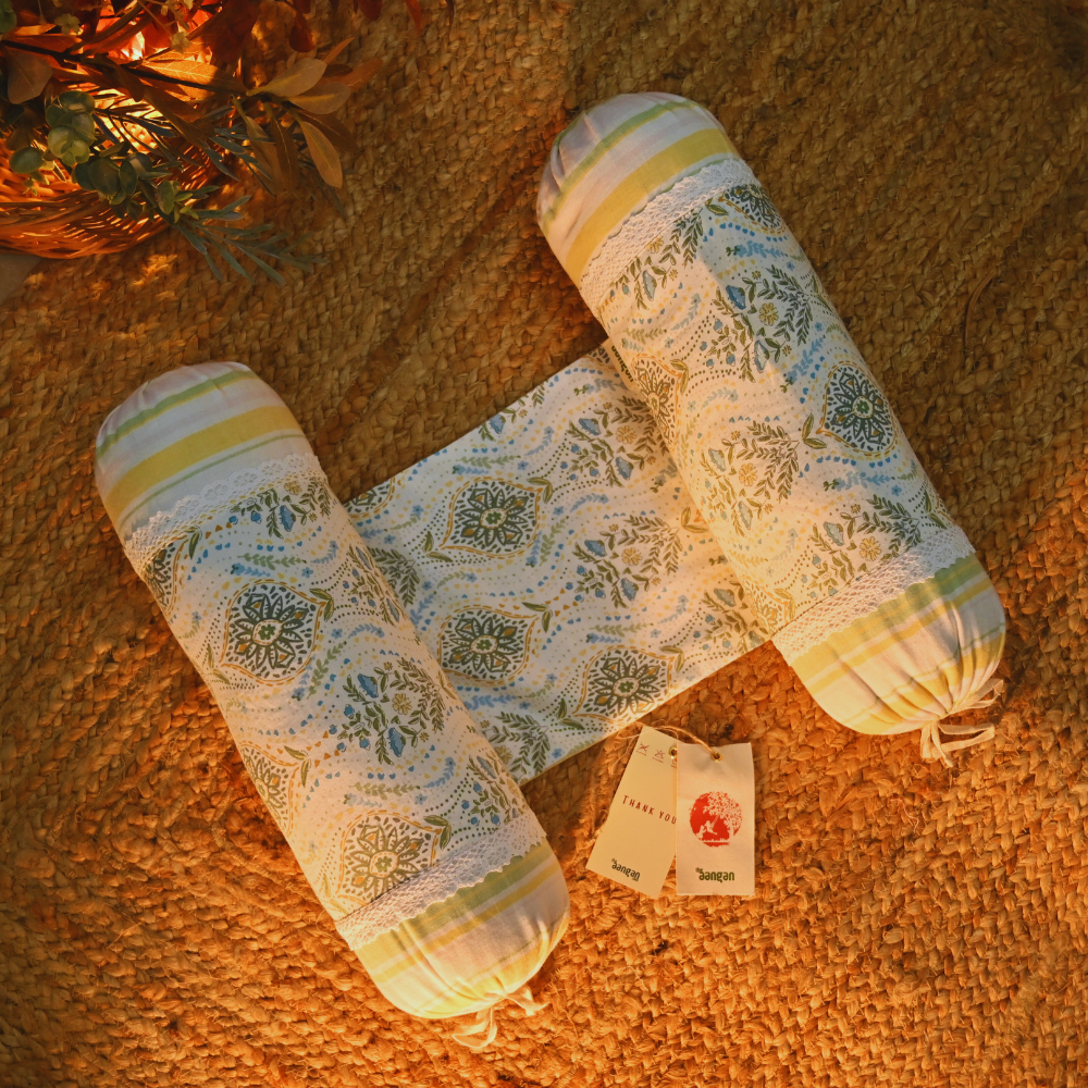 Green Boota Print - Complete Sleep Solution Set