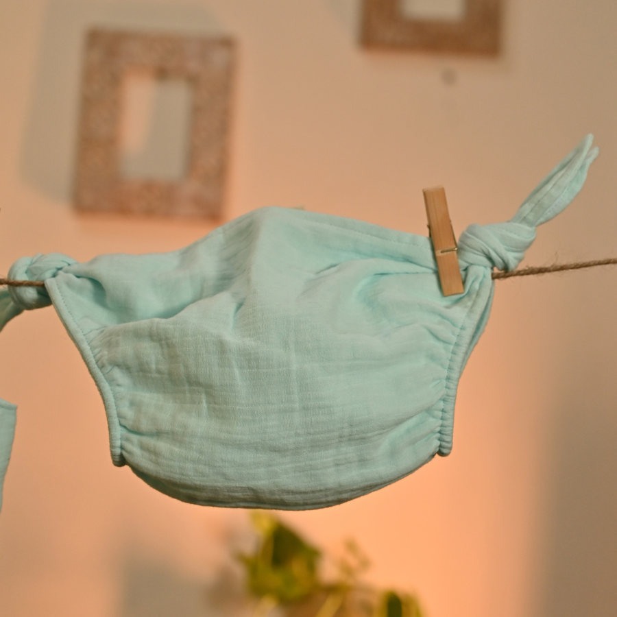 Aasmani Jhabla Set - 100% Cotton